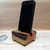 iPhone stand, phone dock, wooden phone stand, charging stand, charging dock, simple phone dock, docking station, charging station. S10