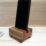 Small iPhone stand, phone dock, wooden phone stand, charging stand, charging dock, simple phone dock, docking station, charging station. R11