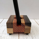 Small iPhone stand, phone dock, wooden phone stand, charging stand, charging dock, simple phone dock, docking station, tech gift. K17