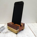 iPhone stand, phone dock, wooden phone stand, charging stand, charging dock, simple phone dock, docking station, charging station. O17