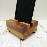 Compact charging stand, iPhone stand, phone dock, wooden phone stand, charging dock, simple phone dock, charging station, tech gift.  U17