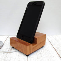 Christmas gift, Simple phone stand, iPhone dock, iphone stand, mobile phone stand, docking station, universal charger, tech gift. H18