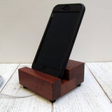 iphone stand, charging stand, wood iphone dock, iphone 7 stand, iphone 6s plus, cell phone stand, wooden phone holder, tech lover gift. T15