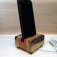 iPhone stand, phone dock, wooden phone stand, charging stand, charging dock, simple phone dock, docking station, charging station. S10