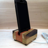 iPhone stand, phone dock, wooden phone stand, charging stand, charging dock, simple phone dock, docking station, charging station. S10