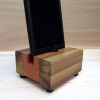 Small iPhone stand, phone dock, wooden phone stand, charging stand, charging dock, simple phone dock, docking station, charging station. R11