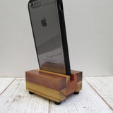 iPhone stand, phone dock, wooden phone stand, charging stand, charging dock, simple phone dock, docking station, charging station. O17