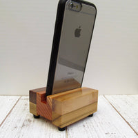 iPhone stand, phone dock, wooden phone stand, charging stand, charging dock, simple phone dock, docking station, charging station. T17