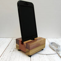 iPhone stand, phone dock, wooden phone stand, charging stand, charging dock, simple phone dock, docking station, charging station. Z17