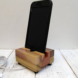 iPhone stand, phone dock, wooden phone stand, charging stand, charging dock, simple phone dock, docking station, charging station. Z17