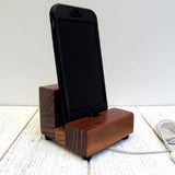 Universal phone stand, redwood iPhone dock, charging stand, phone display stand, iPhone X, iPhone 8, iPhone 7, iPhone 7 plus, iPhone 6S. A10