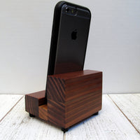 Universal phone stand, redwood iPhone dock, charging stand, phone display stand, iPhone X, iPhone 8, iPhone 7, iPhone 7 plus, iPhone 6S. A10