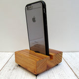 Wood iPhone stand, iPhone X dock, charging stand, phone stand, iPhone X, iPhone 8, iPhone 7, iPhone 7 plus, iPhone 6S, tech gift. G