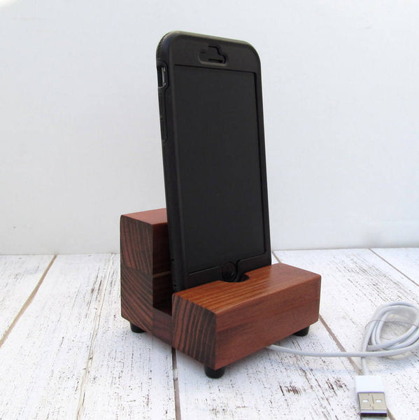 Universal phone stand, redwood iPhone dock, charging stand, phone display stand, iPhone X, iPhone 8, iPhone 7, iPhone 7 plus, iPhone 6S  C13