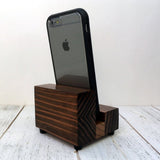 Universal phone stand, redwood iPhone dock, charging stand, phone display stand, iPhone X, iPhone 8, iPhone 7, iPhone 7 plus, iPhone 6S.  U9