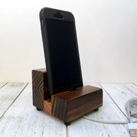 Universal phone stand, redwood iPhone dock, charging stand, phone display stand, iPhone X, iPhone 8, iPhone 7, iPhone 7 plus, iPhone 6S.  U9