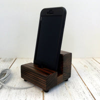 Universal phone stand, redwood iPhone dock, charging stand, phone display stand, iPhone X, iPhone 8, iPhone 7, iPhone 7 plus, iPhone 6S. U12