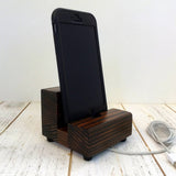 Universal phone stand, redwood iPhone dock, charging stand, phone display stand, iPhone X, iPhone 8, iPhone 7, iPhone 7 plus, iPhone 6S. U12