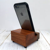 iPhone stand, smart phone stand, iPhone holder, docking stand, charging station, wood phone stand, tech gift, gift for him. Y16