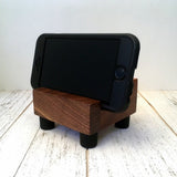 Wood iPhone stand, Samsung dock, charging stand, docking station, charging station, wood phone stand, universal phone dock, tech gift. C17