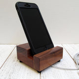 iphone stand, charging stand, wood iphone dock, iphone 7 stand, iphone 6s plus, cell phone stand, wooden phone holder, tech lover gift. O15