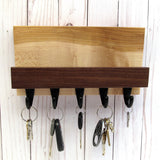 Modern entryway organizer, wood mail and key holder, wall key rack, key hanger, key storage, leash hanger, wooden mail organizer, maple. A20