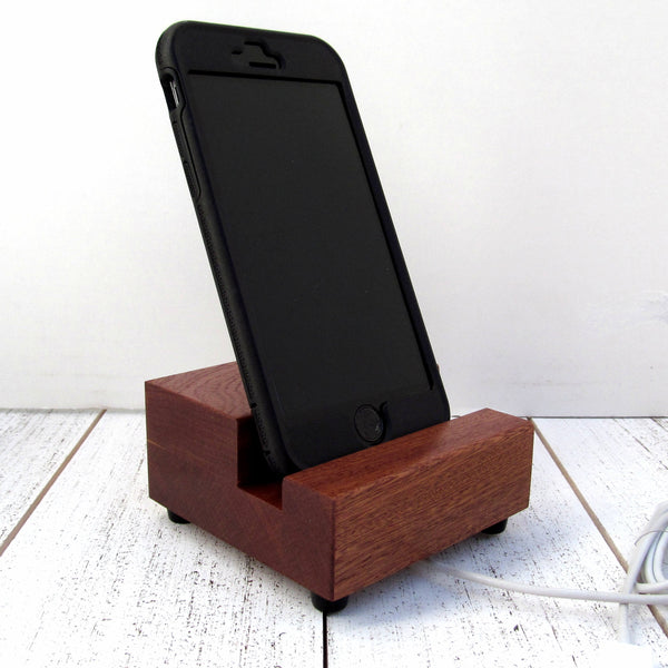 Cell phone stand, iPhone stand, cell phone stand, charging stand, charging station, wood phone stand, phone holder, tech gift. X14