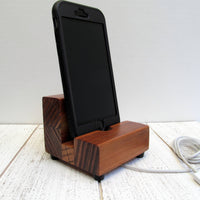 Universal phone stand, redwood iPhone dock, charging stand, phone display stand, iPhone X, iPhone 8, iPhone 7, iPhone 7 plus, iPhone 6S. K10