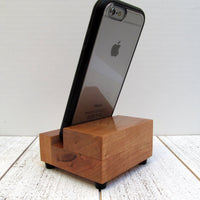 Handmade iPhone stand, cell phone dock, wood smartphone stand, universal charging stand, iPhone X, iphone 8, iphone 7, iPhone plus, gift Q19