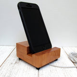 Christmas gift, Simple phone stand, iPhone dock, iphone stand, mobile phone stand, docking station, universal charger, tech gift. H18